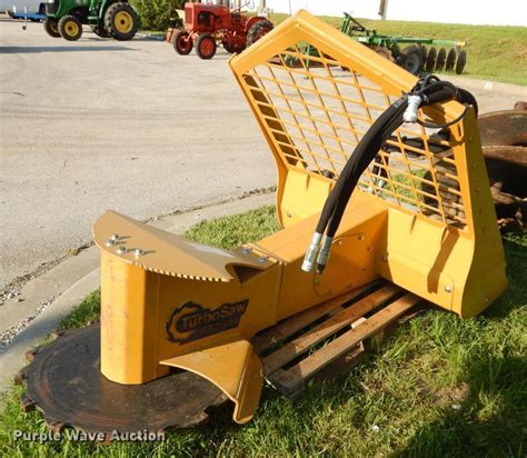 skid steer turbo saw for sale|skid steer mounted tree saw.